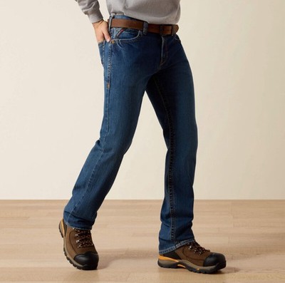 NWT Ariat FR M7 Slim DuraStretch Basic Straight Leg Jeans Mens 28x30 MSRP 129.95