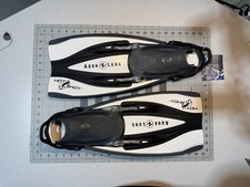 Aqua Lung Hot Shot Swim Fins - White Arctic - Small - Brand New