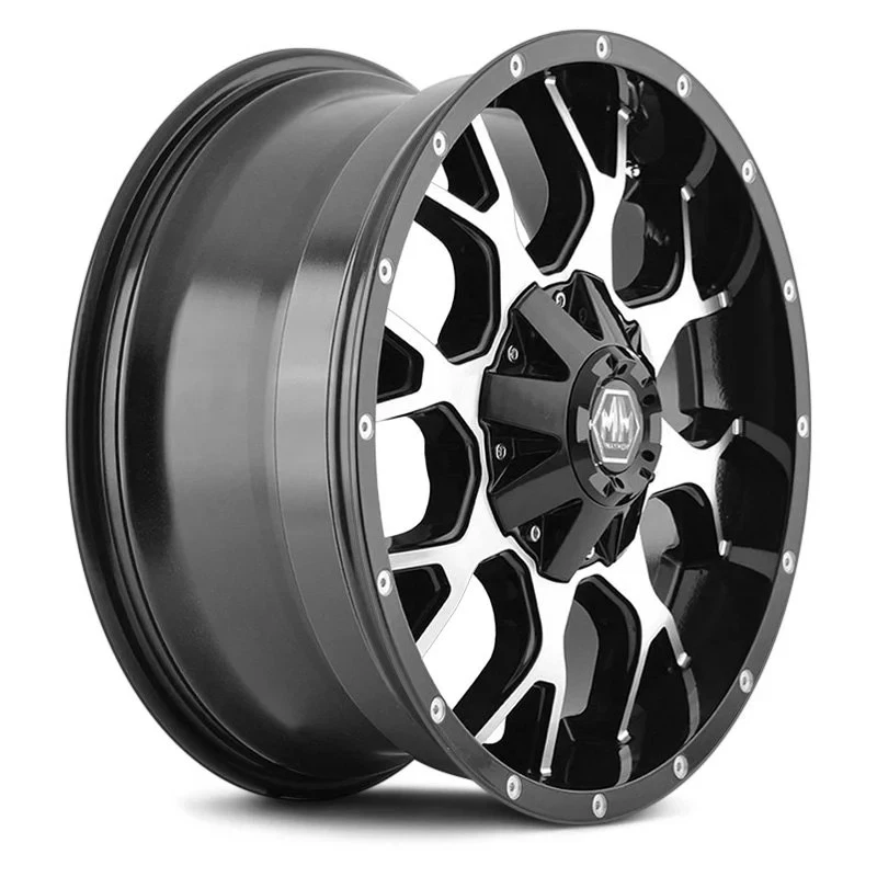 Mayhem 8015 WARRIOR Wheel 17x9 (18, 6x139.7, 106) Black Single Rim - Imagem 2 de 4