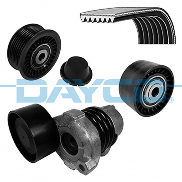 Dayco Keilrippenriemensatz FüR Dacia Sandero II Lodgy Js_ Renault Clio IV Bh_-image