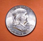 1948 D Franklin Half Dollar - *GEM BU* - 90% Silver - Free Shipping!