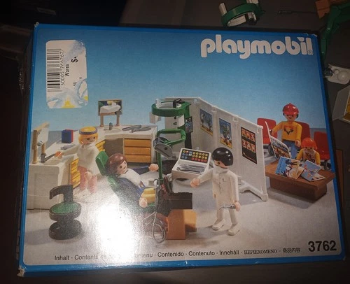 Playmobil 3762 Dentist Office. Vintage. Rare. Year 1992.  Incomplete