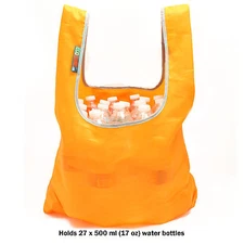  EcoJeannie 3 Pack Ripstop Nylon Foldable Super Strong Reusable Bag Grocery Tote