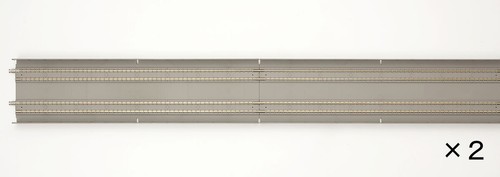 TOMIX N Scale 1070 Model Railway Track Double Track Slab Rail 1120mm x 2pcs | Zustand: New