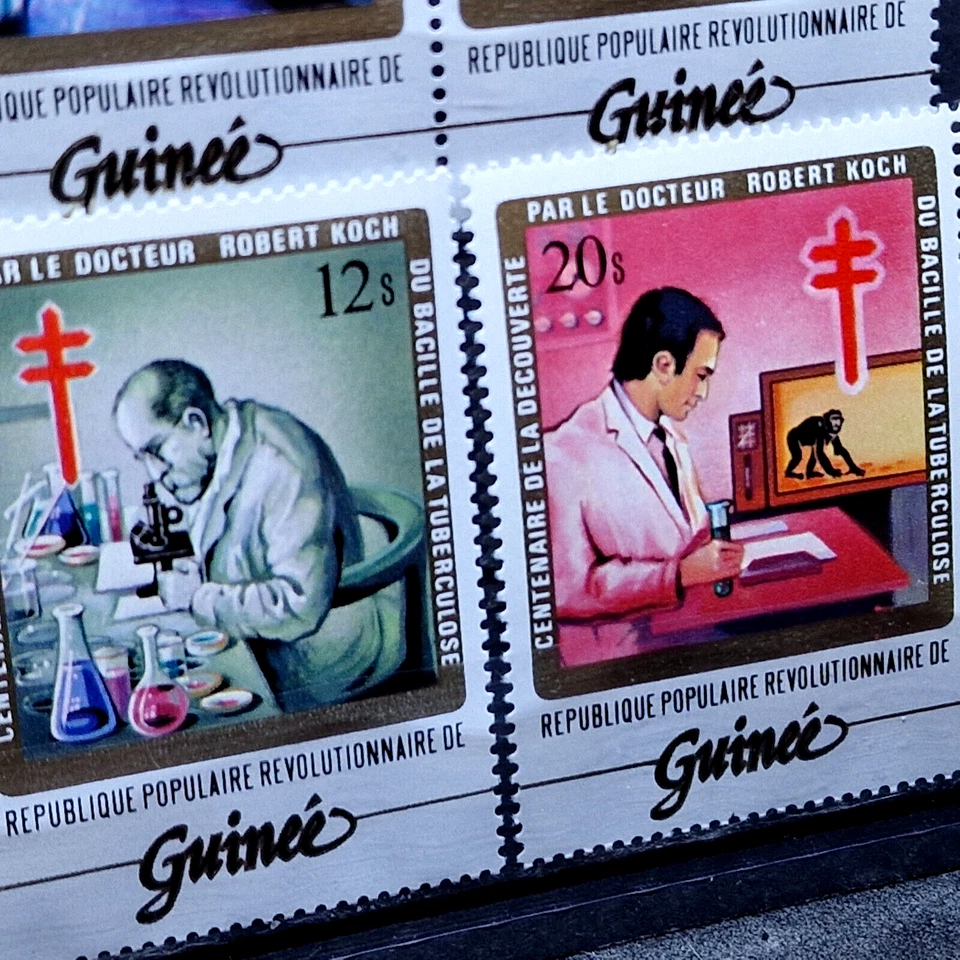 Guinea 1983 - Red Cross - MNH - 10 Stamps - 5 Pairs Set - Image 3 of 4