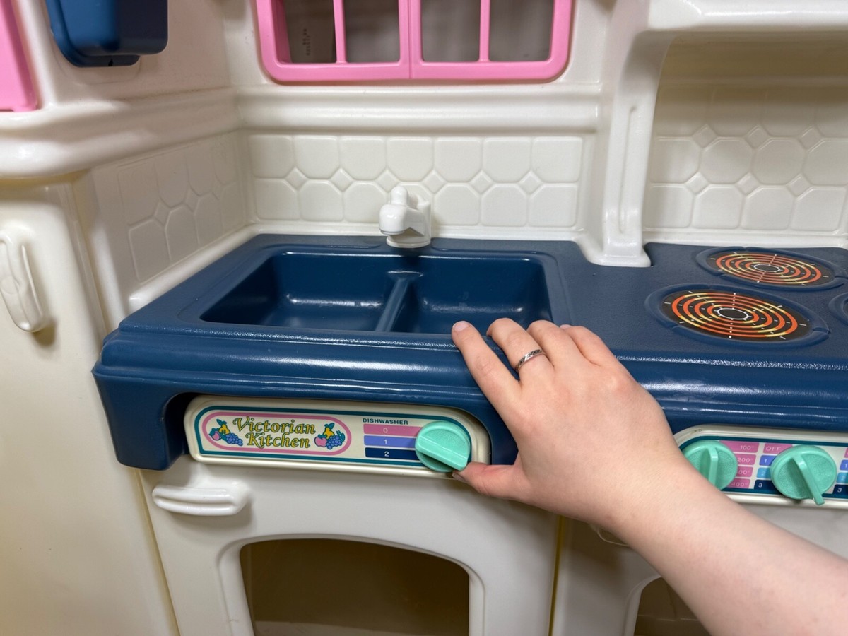 RARE! 1990s Little Tikes Victorian Kitchen, High Chair, Shopping