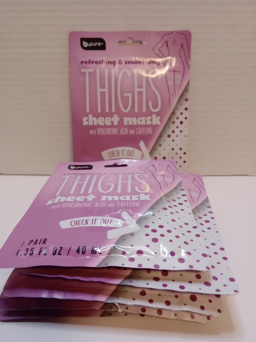 6 B-Pure Refreshing and Smoothing Thighs Sheets Mask | eBay