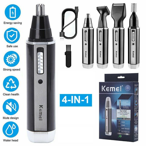 Nose Hair Trimmer For Men Rechargeable Ear and Nose Hair Trimmer Eyebrow Beard - Picture 17 of 17