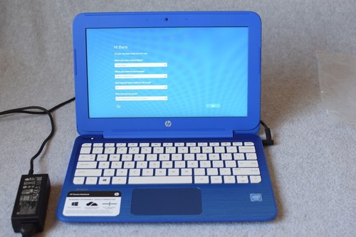 HP Stream Laptop Netbook Windows 11-r014wm Intel Factory Reset w/ Power Adapter - Picture 5 of 24