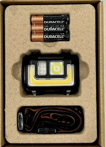Duracell Ultra 575 Lumen Taktische Stirnlampe 6 Beleuchtungsmodi mit UV-Strahl 3er Pack - Bild 10 von 10
