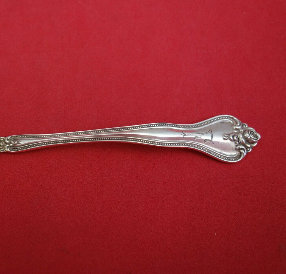 Cucharón de salsa de plata esterlina Du Barry by Towle lavado en oro 5" para servir Foto 2 de 2