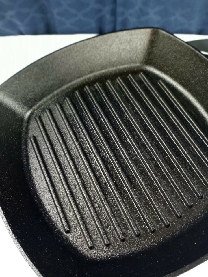 FUNDIDO POR CALPHALON PLANCHA SARTÉN CUADRADA HIERRO FUNDIDO  Foto 2 de 4