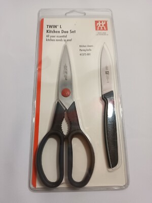 New Sealed Zwilling J.A. Henckels Kitchen Duo Set Twin Shears & Knife Germany