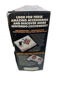 Nintendo NES Action Set Console Complete In Box w/Orange Zapper Mario 1, 2 & 3