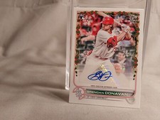 2022 Topps Walmart Holiday Autographed No WHA BD Brendan Donavan 063/250
