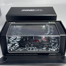 1/64 INNO64 Ferrari F40 LBWK Widbody Matte Black Hong Kong Toycar Salon 2023
