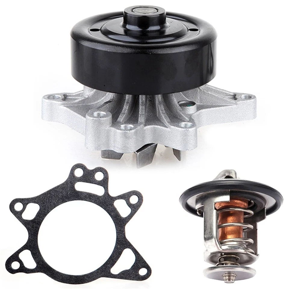 New Water Pump Thermostat For Toyota Matrix Corolla Celica MR2 Spyder 1.8L 2 LB - Image 2 of 4