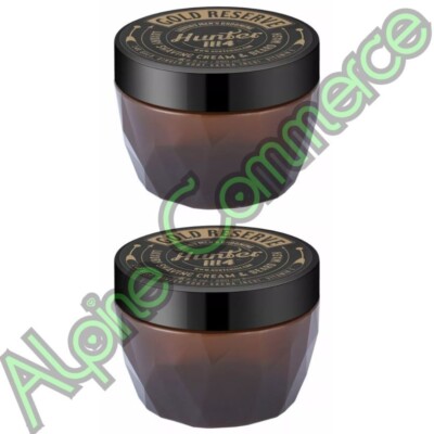 *2-Pack* Hunter 1114 Gold Reserve Luxury Shaving Cream & Beard Wash 8.5oz HB0801