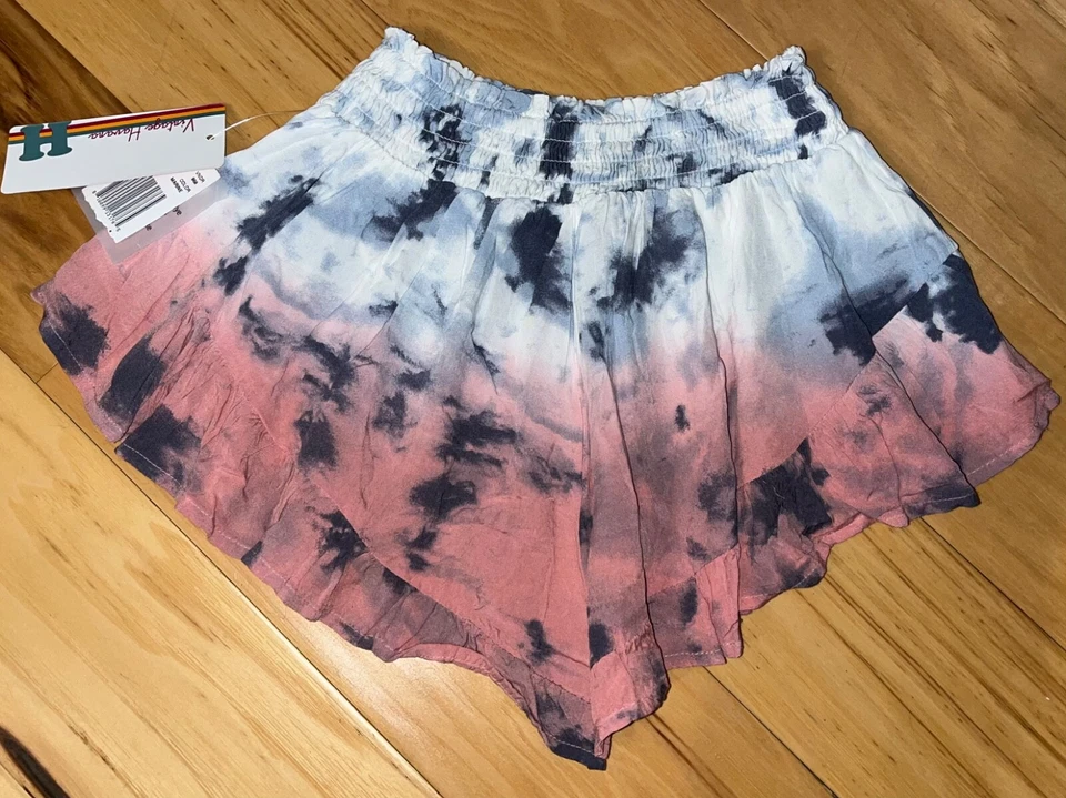 NUEVO CON ETIQUETAS PANTALONES CORTOS TIE DYE VINTAGE HAVANA NIÑAS TALLA 14 LD2 Foto 3 de 3