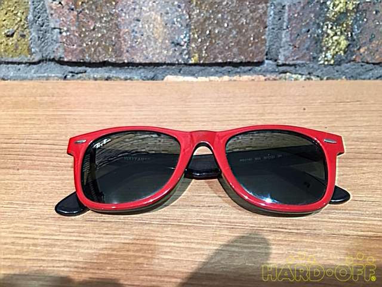 Ray Ban Red Blk Rb2140 Sunglasses