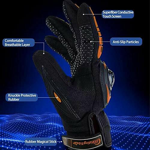 Motorcycle Cycling Full Finger Gloves Windproof Tactical Combat Gloves for Mens - Bild 15 von 33