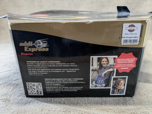 Addi Express King Size Strickmaschine mit Nadeln & Zubehör offener Karton Neu - Bild 6 von 24