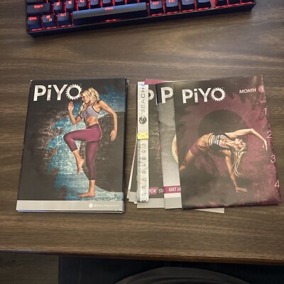 PiYo Beach Body DVD Set Yoga Pilates Wrkout Fitness Chalene