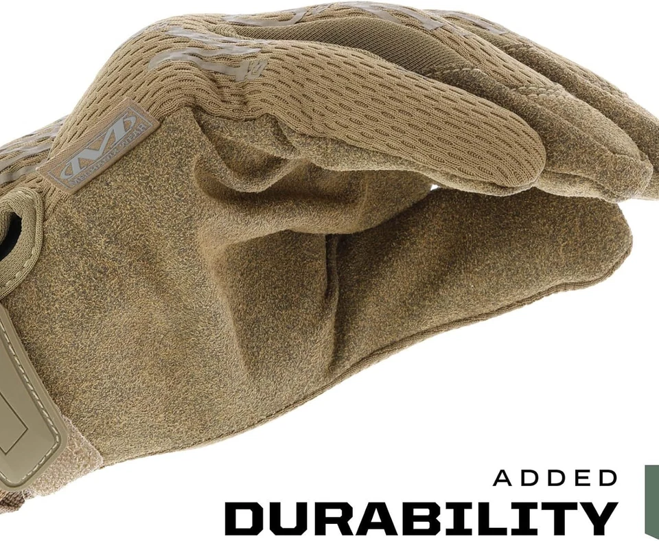 Guantes de trabajo tácticos originales Mechanix Wear ajuste seguro agarre flexible coyote Foto 3 de 4