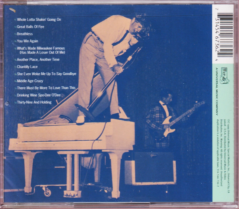 Jerry Lee Lewis: 20th Century Masters: Millennium Collection (1999 A&M) Foto 2 de 2