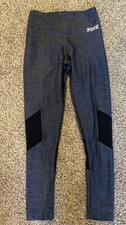 Victoria  s Secret PINK Ultimate Leggings Women  s Size XSmall Grey Mesh c thru