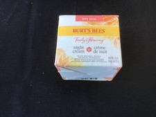 Burts bees truly glowing night cream 1.8 oz new