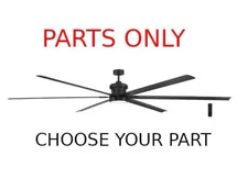 Home Decorators Royalty II Ceiling Fan Matte Black (PARTS ONLY)