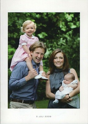   DANKESKARTE_Geburt_ELIANE_2009_Prinz_FLORIS_AIMÉE_De Bourbon Parme_MAGALI