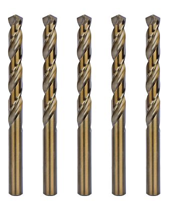 HSS Cobalt Drill Bit 13/32 in. HSS Co M35 Jobber Length Twist Drill Steel Met...