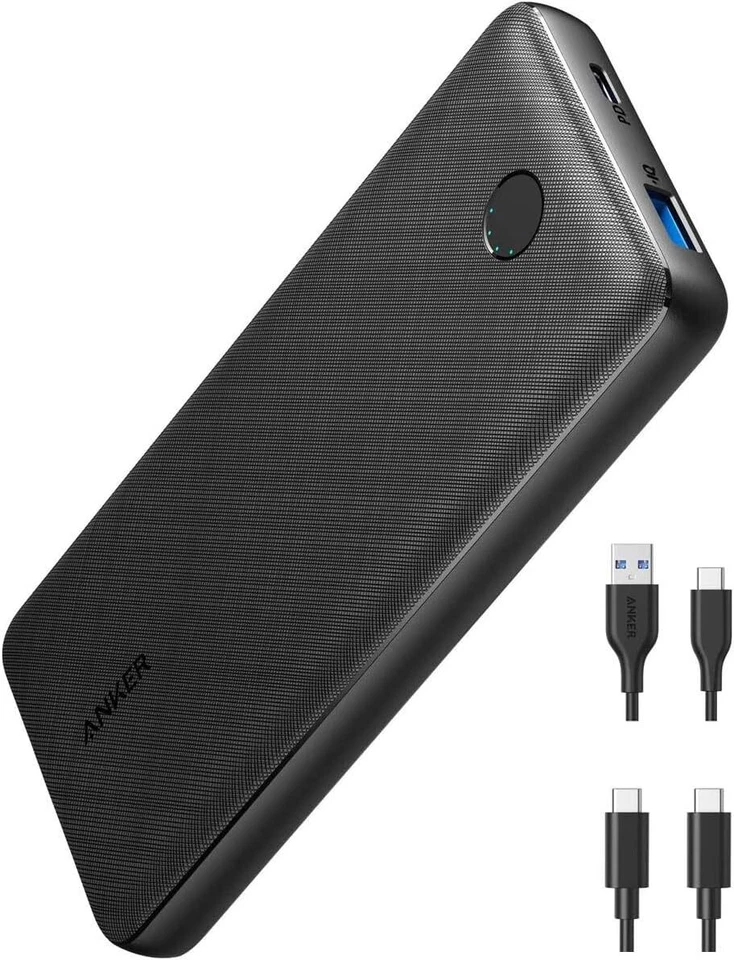 Anker PowerCore 20000mAh Powerbank 20W USB-C PD Tragbar Ladegerät Externer Akku