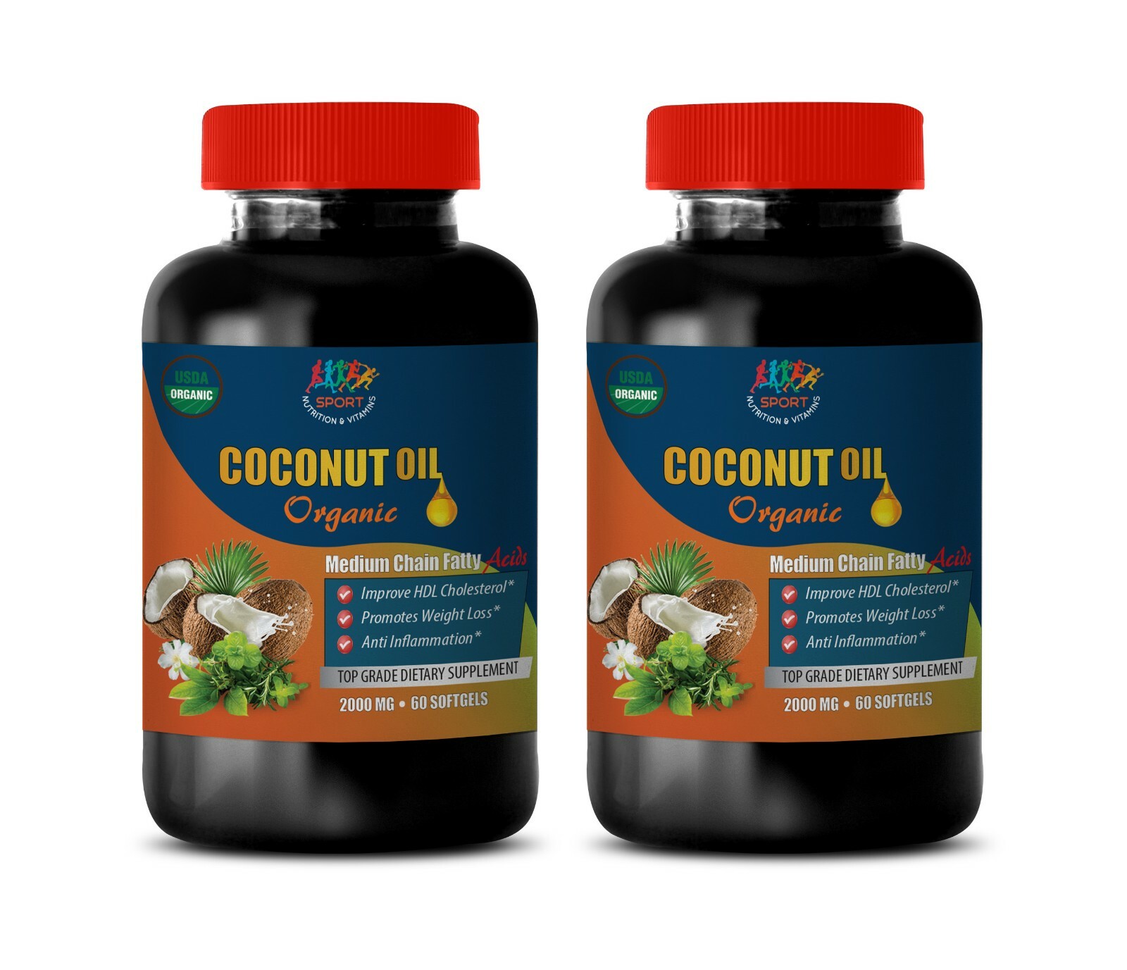 Polvo potenciador del metabolismo - ACEITE DE COCO ORGÁNICO - aceite de coco a granel 2B