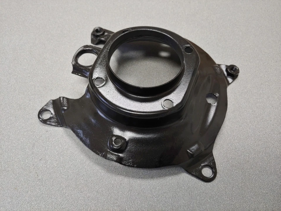 BONITO USADO ORIGINAL GENUINO PORSCHE 911 912 ZAPATA DE FRENO TRASERO PLACA DE MONTAJE #2 Foto 3 de 4