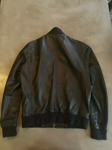 Kent And Curwen Made in Italy Leather Bomber Jacket (prefect for spring weather) - Picture 9 of 12