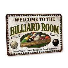 Billiard Room Sign Game Room Decor Pool Hall Gift For Dad Man Cave 108122001098