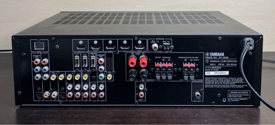 【美品】YAMAHA AVアンプ AX-V565 NATURAL SOUND Yamaha RX-V565 Home theater receiver with HDMI switching and