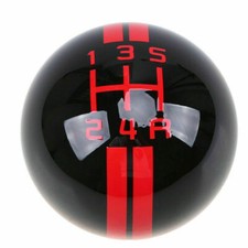 5 Speed Manual Gear Shift Knob Shifter Black Ball For Ford Mustang Shelby Gt 500