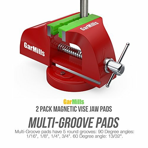 Mordazas protectoras magnéticas para tornillo de banco Garmills – Pack de 2, s l1600 - Mordazas protectoras magnéticas para tornillo de banco Garmills – Pack de 2,