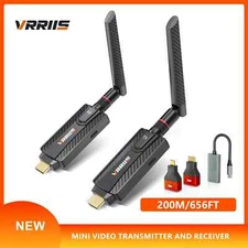 200m Wireless Typec HDMI Extender Transmitter and Receiver PC TV Display Adapter