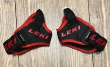 Leki FRAME STRAP TRIGGER 3D ONE SIZE Black Red For Downhill Ski Sticks 1 Pair