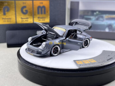 PGM 1/64 RWB 930 セメントグレー PGM 1:64 Porsche RWB 930 Cement Grey (2 Versions) – Horizon