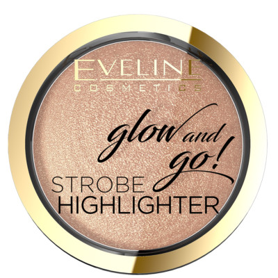 Eveline Glow and Go Strobe Highlighter Pressed Powder 02 Gentle Gold 8,5g