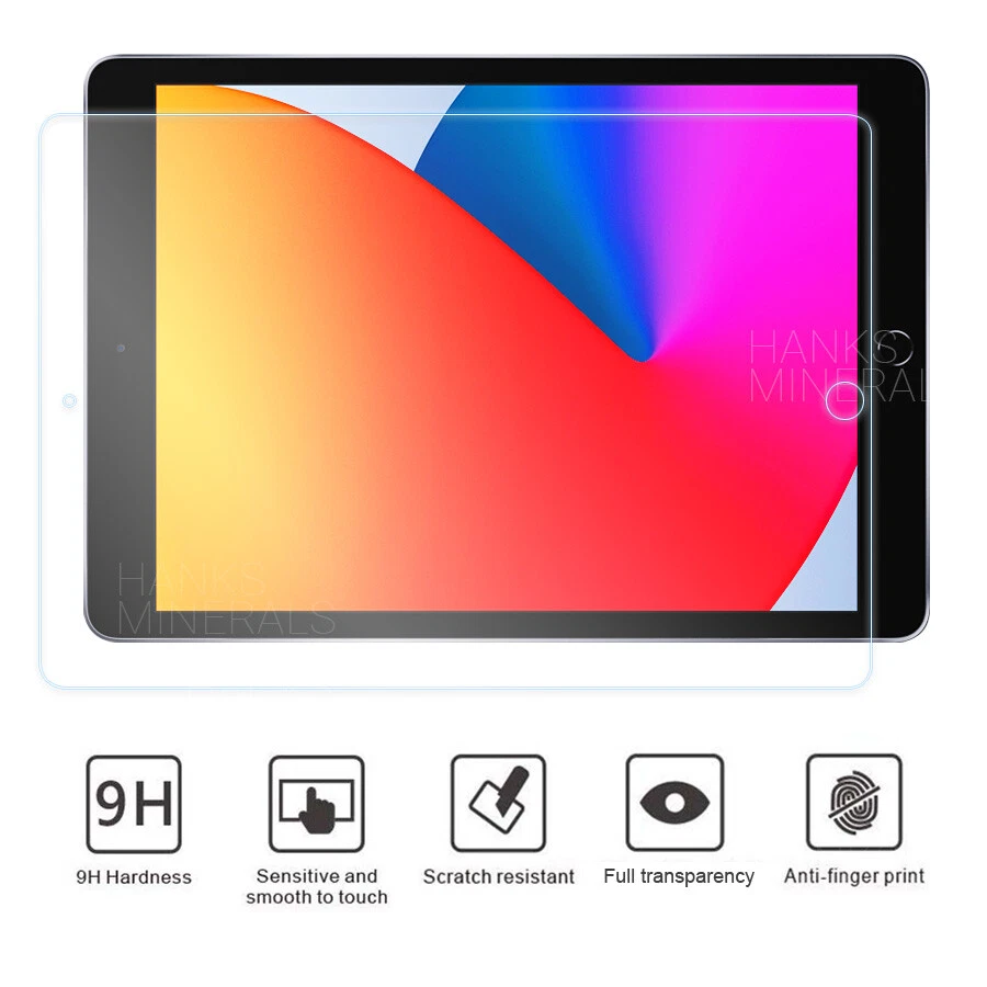 2 件装钢化玻璃屏幕保护膜 适用于 iPad 10.9" 10.2" 9.7" Pro Air Mini — 第 4/4 张图片