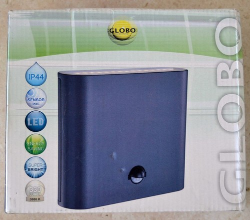 GLOBO AGAM LAMPE D'EXTÉRIEUR LED A DETECTEUR DE MOUVEMENT 3419S. - Picture 4 of 6