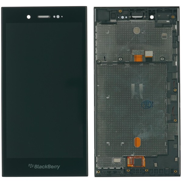 Blackberry Z3 Display Modul Lcd Anzeige Touchscreen Glas Rahmen, Schwarz-image
