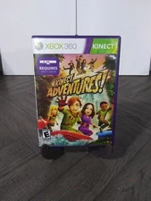 Kinect Adventures! (Microsoft Xbox 360, 2010) Game, Case, and Instruction Manual
